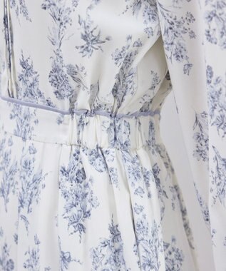 Tiaclasse L 【洗える】トワルドジュイ配色ワンピース アイボリー