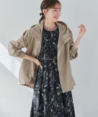 Tiaclasse L 【洗える】トワルドジュイ配色ワンピース ブラック