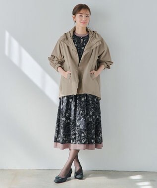 Tiaclasse L 【洗える】トワルドジュイ配色ワンピース ブラック