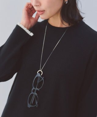 UNFILO グラスホルダーネックレス シルバー