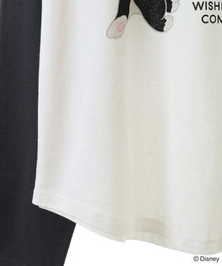 Green Parks ピノキオ／ラグランプリントＴシャツ Charcoal Gray