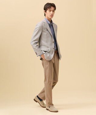 J.PRESS MEN 【NEW STAGE】エアーストラクチャー ジャケット / 2B ライトグレー系