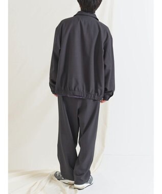 CRAFT STANDARD BOUTIQUE ポリエステルツイルスポーツジャケット Charcoal Gray