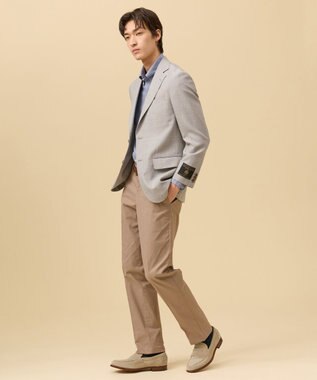 J.PRESS MEN 【NEW STAGE】エアーストラクチャー ジャケット / 2B ライトグレー系