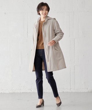 J.PRESS LADIES L 【WEB限定・洗える】 EIGER CORD 求心編み ニット キャメル系