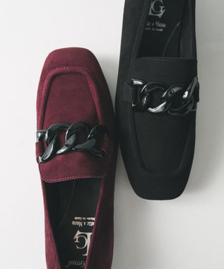 BONTRE 【LucaGrossi/ルカグロッシ】スクエアトゥチェーンローファー/H092M-WA