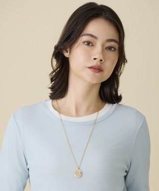 自由区 メッセージラウンド ネックレス