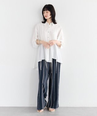 YECCA VECCA ストリングデザインシャツ White