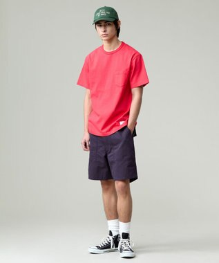 J.PRESS MEN 【NYUZELESS】ガーメントダイポケット Tシャツ レッド系