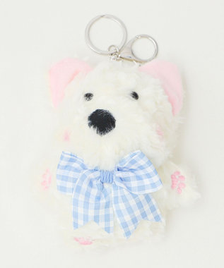 WEGO リボンdogぬいぐるみキーホルダー