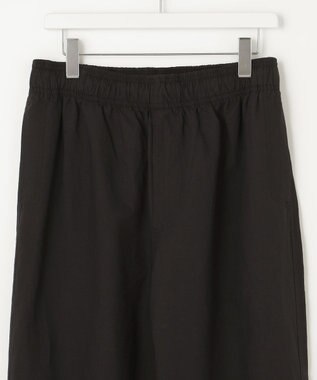 UNFILO MENS ライトリネン ワイドパンツ [23年春夏商品] ブラック