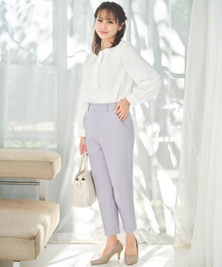 ANY SIS 【洗える】ボウタイ ブラウス オフ