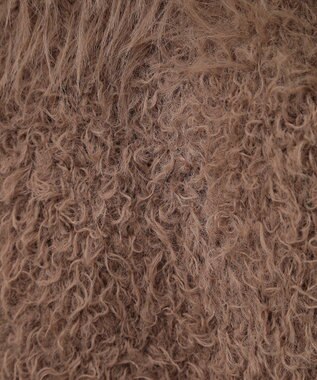 Green Parks ■ＥＳＣＡＲ　シャギーニットジャケット Brown