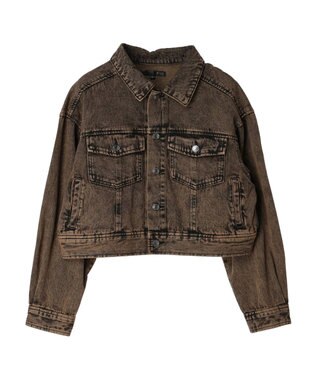 Green Parks ・ＳＵＧＡＲ　ＳＰＯＯＮ　カラーデニムＧジャン Brown