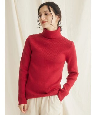 CRAFT STANDARD BOUTIQUE リブタートルネックニットプルオーバー