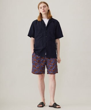UNFILO MENS TORO TORO ショートパンツ [24年春夏商品] 花柄青