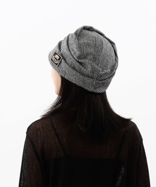 AURORA 【 LANVIN COLLECTION（ランバン コレクション） 】ドレープクロッシェハット チャコールグレー