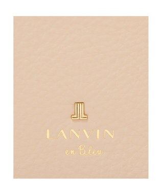 LANVIN en Bleu メラニー 二つ折り中Lファスナー財布 ピンクベージュ