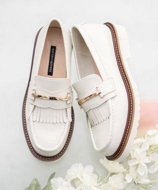 Bridget Birkin 【PARADIS COULEUR】メタルバーフリンジローファー