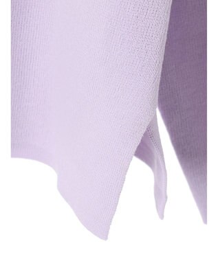 Green Parks 洗える　ボートネックニットプルオーバー Lavender