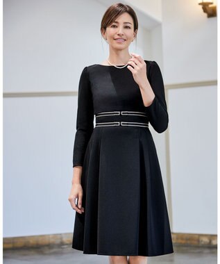 TOCCA 【消臭＆洗える】HOLY RIBBON ドレス ブラック系