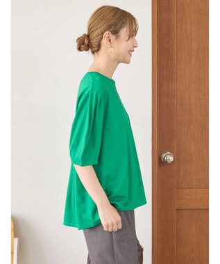 AMERICAN HOLIC 接触冷感袖コンシャスカットプルオーバー Green