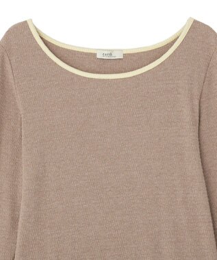 earth music&ecology 【2点SET】レイヤードバイカラーカットワンピース ベージュ