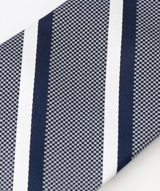 J.PRESS MEN 【FRESHERS COLLECTION】ダブルストライプネクタイ グレー系1