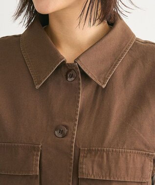 Green Parks ・ＳＵＧＡＲ　ＳＰＯＯＮ　ミリタリーショートベスト Brown