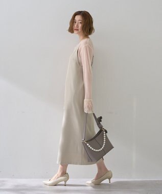 YECCA VECCA 袖レースシアートップス Ivory