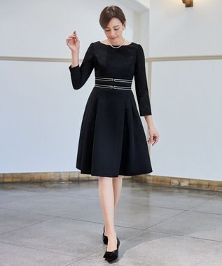 TOCCA 【消臭＆洗える】HOLY RIBBON ドレス ブラック系