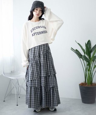 WEGO ヴィンテージライクショートスウェット 柄3