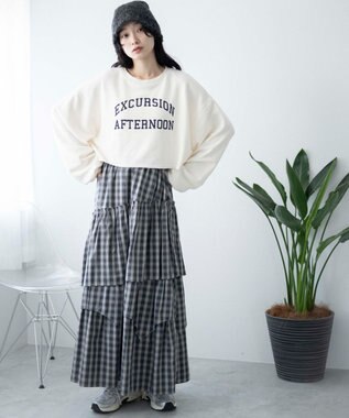 WEGO ヴィンテージライクショートスウェット 柄3