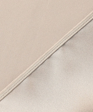 ICB 【新色追加・WEB限定カラーあり】FluidBackSatin ドルマンスリーブボウタイブラウス トープ［WEB限定］