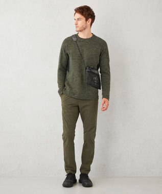 JOSEPH ABBOUD MOUNTAIN 【UNISEX】ECO撥水 3Ｄエンボスストレッチ サコッシュ カーキ系6