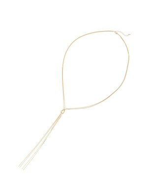 Green Parks ・ＨＡＬＦ　ＴＩＭＥ　２連Ｙ字ネックレス Gold