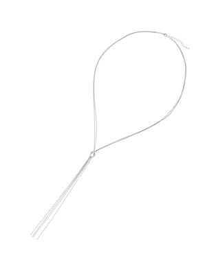 Green Parks ・ＨＡＬＦ　ＴＩＭＥ　２連Ｙ字ネックレス Silver