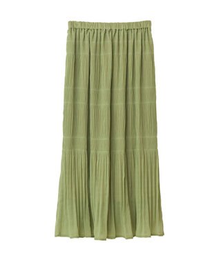 Green Parks マジョリカプリーツスカート Black