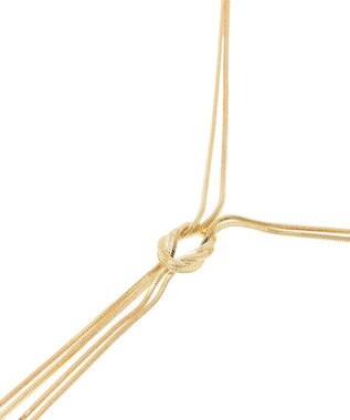 Green Parks ・ＨＡＬＦ　ＴＩＭＥ　２連Ｙ字ネックレス Gold