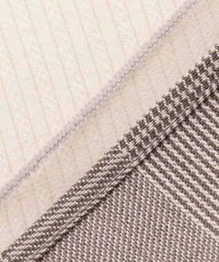 ANY KIDS パール付きペプラムトレーナー エクリュ