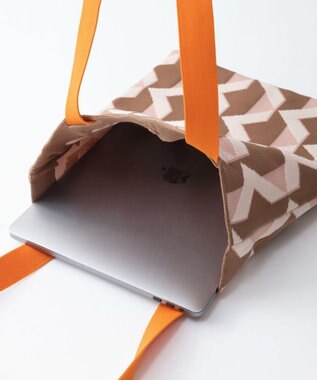 TRICOTE ZIG ZAG TOTE BAG／ジグザグトートバッグ 82BEIGE