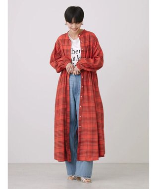 AMERICAN HOLIC アソートギャザーフレアワンピース Red