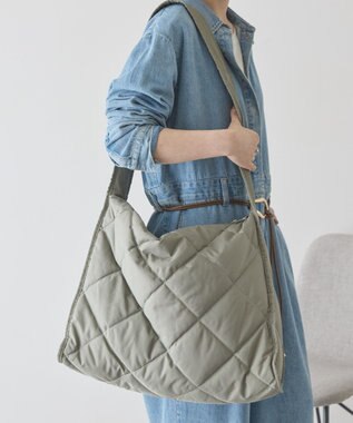 AMERICAN HOLIC キルティングワンハンドルバッグ Khaki