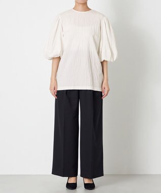 NAVE 【Nave】クラッシュコットン ブラウス ホワイト系