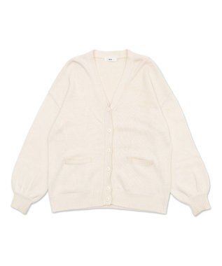 WEGO 【SCHOOLITEM】ニットカーディガン オフホワイト