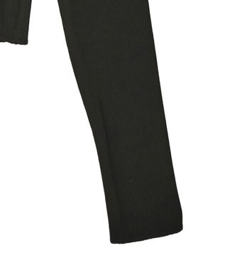 earth music&ecology リブタートルネックプルオーバー Black