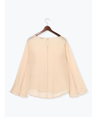 Te chichi クレープフレアスリーブブラウス【AOYAMA FASHION ASSOCIATION × Te chichi】 オレンジ