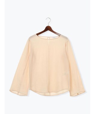 Te chichi クレープフレアスリーブブラウス【AOYAMA FASHION ASSOCIATION × Te chichi】 オレンジ