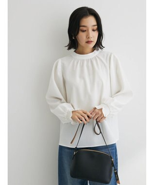 Green Parks ・ＥＬＥＮＣＡＲＥ　ＤＵＥ　ハイネックブラウス Off White