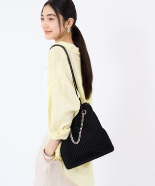 LeSportsac CHAIN CROCHET MED BUCKET/ブラッククロシェ ブラッククロシェ